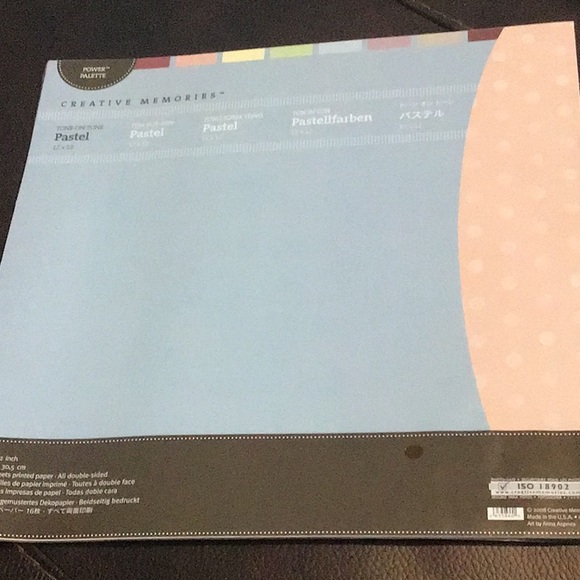 Creative Memories Pastel Tone on Tone 12 x 12 - Picture 1 of 2